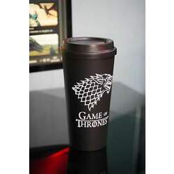 Copo Buck Para Café Casa Stark Game Of Thrones Preto 400ml