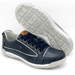 Sapato Masculino Casual Porshe Amura 114/03 Azul -