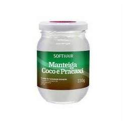 Softhair Creme de Tratamento Intensivo 220g Manteiga, Coco e Pracaxi