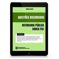 Discursivas Defensor Público - Banca FCC - 2023