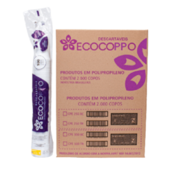 Copo 300mL Ecocoppo Branco C/2000