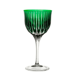 Taça para Vinho Tinto de Cristal Strauss Verde Escuro 370ML