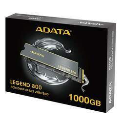 SSD Adata Legend 800 1TB, M 2 2280, PCIe 4 0 NVMe, Leitura/Gravação 3 500/2 200 MB/s, ALEG-800-1000GCS