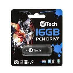 Pen drive Utech Memoria flash 16gb preto -