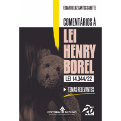 Livro Comentários À Lei Henry Borel (Lei 14 344/22), 1ª Edição 2022