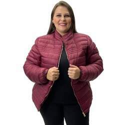 Jaqueta City Lady Plus Size Nylon com Zíper Feminina