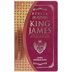 Bíblia de Estudo King James Atualizada - Capa Bicolor: Pink e Rosa