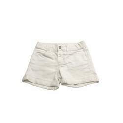 Short jeans elastano branco Gap 7-8 anos