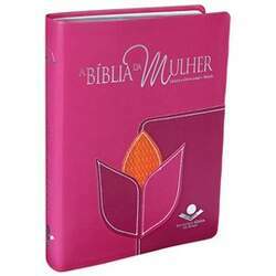 A Bíblia da Mulher Letra Normal ARC Capa Flor Luxo