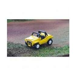 Miniatura Jipe Willys Mod 03 - Amarelo - 1:87 - HO -