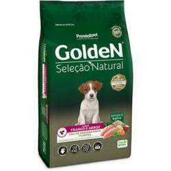 Ração Seca Golden Seleção Natural para Cães Filhotes Raças Pequenas 1 Kg
