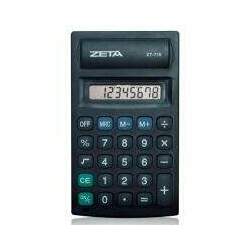 Calculadora de Bolso Zeta ZT-715 8 Dígitos Preta