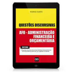 Discursivas Administração Financeira e Orçamentária - AFO - 2023