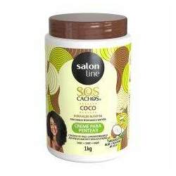 Salon Line SOS Cachos Creme para Pentear 1kg Coco