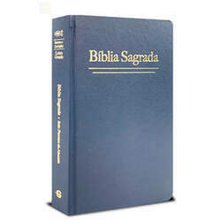 Bíblia Almeida Revista e Corrigida (ARC) Letra Grande Azul