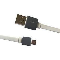 CABO COM SAIDA USB/MICRO USB (COR BRANCA)