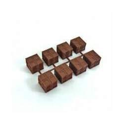 Miniatura Caixas de Madeira - HO - 1:87 - Expresso D