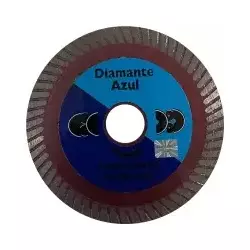 Disco Diamantado Turbo Especial Para Porcelanato Corte a Seco e Umido 4 -105MM Diamante Azul 408