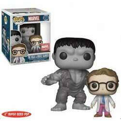 Funko Pop The Hulk & Bruce Banner - Exclusive Collector Corps - 6 Super Sized Pop - Marvel Collector Corps 284