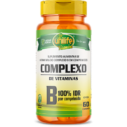 Vitaminas do Complexo B Unilife 60 Capsulas 500mg
