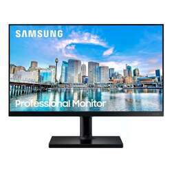 Monitor Samsung 24 FHD, 75Hz, IPS, HDMI / DP, Freesync, Ajuste de altura, rotação e inclinação - LF24T450FQLXZD