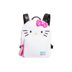 Mochila Branco/Preto/Fucsia Hello Kitty Petite Jolie PJ10684HK