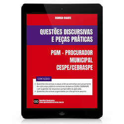 PGM Cespe - Discursivas e Peças Práticas Procurador Municipal 2023