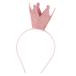 tiara coroa com glitter fantasia toddler tip top