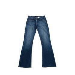 Calça jeans elastano flare desfiado Levis 14-16 anos