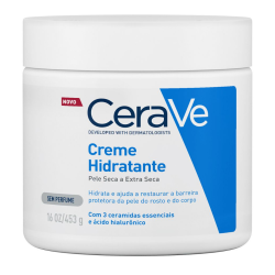CeraVe Creme Hidratante 454g Pele Seca a Extra Seca