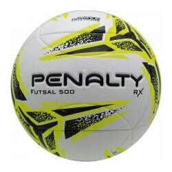 Bola De Futebol Futsal Penalty RX 500 XXIII Branco/Amarelo
