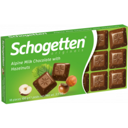 Schogetten - Chocolate Schogetten com Avelãs 100g