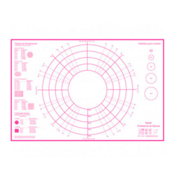 Tapete em Silicone e Fibra de Vidro 60x40cm T2 Pink - GME