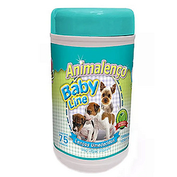 Lenços Umedecidos Animalenço para Filhotes e Baby Animalíssimo 75 unidades