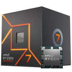 Processador Amd Ryzen 7 7700, 8 Core 16 Threads, Cache 40mb, 3 8ghz (5 3ghz Max Turbo), Cooler Wraith Prism, Am5, Zen 4, 7000 Séries, Amd Radeon Graphics - 100-100000592BOX