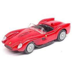 Miniatura Carro Ferrari 250 Testa Rossa Race e Play 1/43 Vermelho