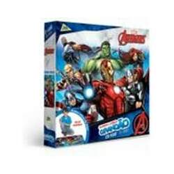 Quebra-Cabeça - 120 Peças - Grandão - Disney - Marvel - Os Vingadores - Toyster