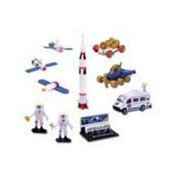 Conjunto de Mini Veículos - Equipamento Espacial - FanFun