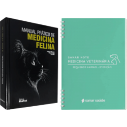 Manual Prático de Medicina Felina, 1ª Edição 2021 Sanar Note Medicina Veterinária Pequenos Animais, 2ªEdição