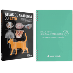 Atlas De Anatomia Do Gato, 1ª Edição 2023 Sanar Note Medicina Veterinária Pequenos Animais, 2ªEdição