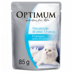 Ração Úmida Sachê Optimum Manutenção de Peso Frango Mars para Gatos Adultos - 85g