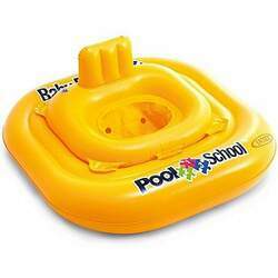 Baby Bote Pool School de Luxo Intex Amarelo