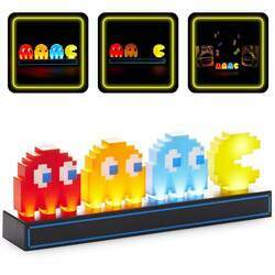 Luminária Pac Man e Fantasmas com Som Game Atari 20cm Outlet 2024