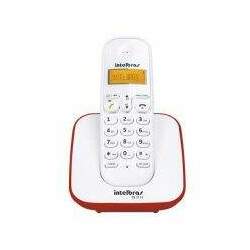 Telefone sem Fio Intelbras 6 0 TS3110 Branco e Vermelho