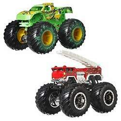 Carrinho Hot Wheels Monster Truck Gunkster VS 5Alarm Mattel