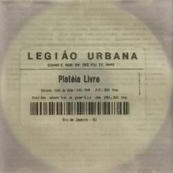 CD LEGIÃO URBANA 2001 Como é Que Se Diz Eu Te Amo, Disco 2