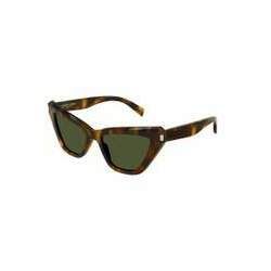 Óculos de Sol Saint Laurent SL466 002 Tartaruga Lente Cinza Tam 54