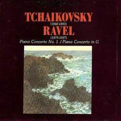 CD TCHAIKOVSKY, RAVEL 1988 Piano Concerto No 1 / Piano Concerto In G