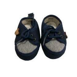 Sapato tênis azul marinho detalhe cinza cadarço n 04