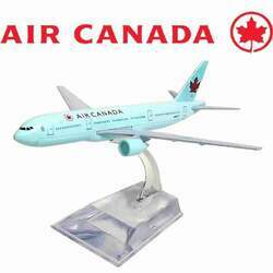 Avião Comercial Air Canada Boeing 777 Metal Miniatura